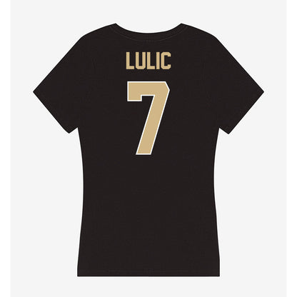 Purdue - NCAA Women's Volleyball : Bianka Lulic - Women's V-Neck T-Shirt-1