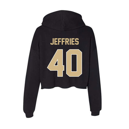 Purdue - NCAA Football : Ian Jeffries - Women's Crop Fleece Hoodie-1