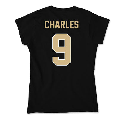 Purdue - NCAA Women's Volleyball : Dior Charles - Soft Style Women’s T-Shirt-1