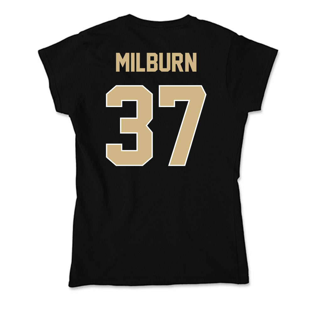 Purdue - NCAA Baseball : Isaac Milburn - Soft Style Women’s T-Shirt-1