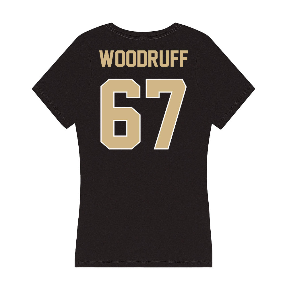 Purdue - NCAA Football : Drew Woodruff - Women's V-Neck T-Shirt-1