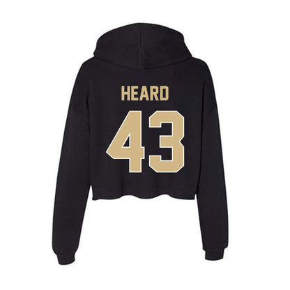 Purdue - NCAA Football : Landon Heard - Women's Crop Fleece Hoodie-1