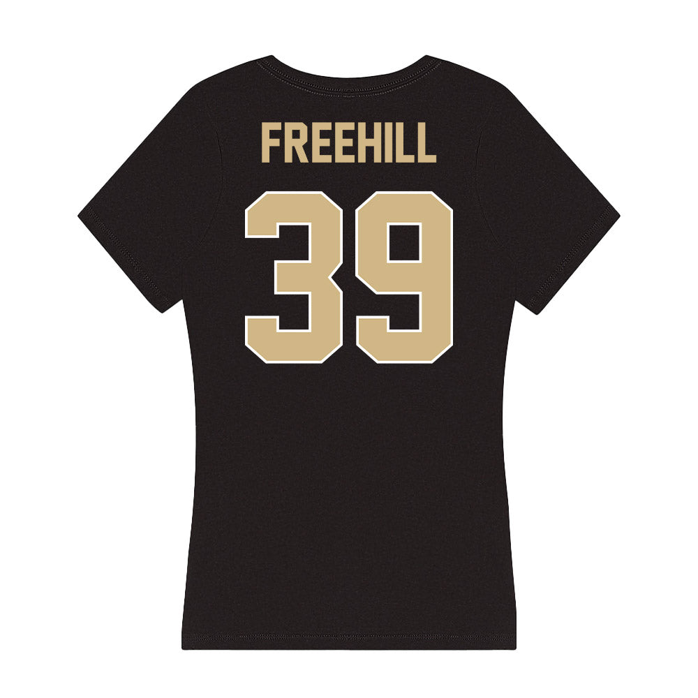 Purdue - NCAA Football : Ben Freehill - Women's V-Neck T-Shirt-1