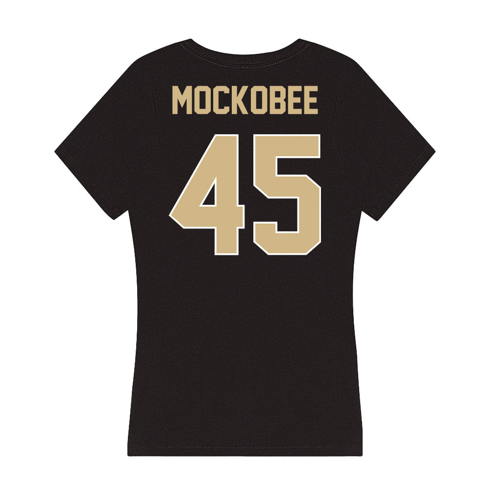 Purdue - NCAA Football : Devin Mockobee - Women's V-Neck T-Shirt-1