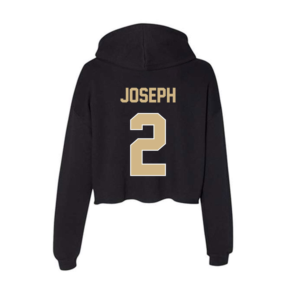 Purdue - NCAA Women's Soccer : Julia Joseph - Women's Crop Fleece Hoodie-1