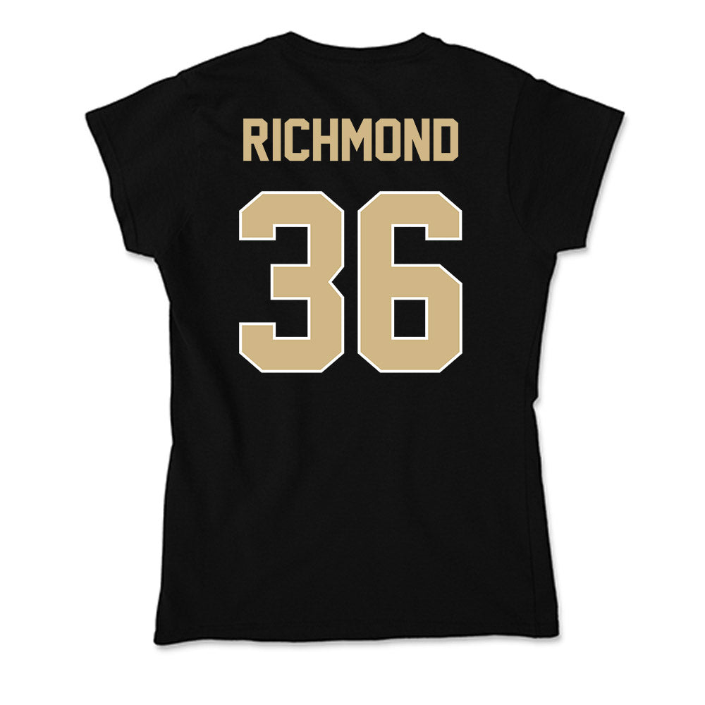 Purdue - NCAA Football : Kaleb Richmond - Soft Style Women’s T-Shirt-1