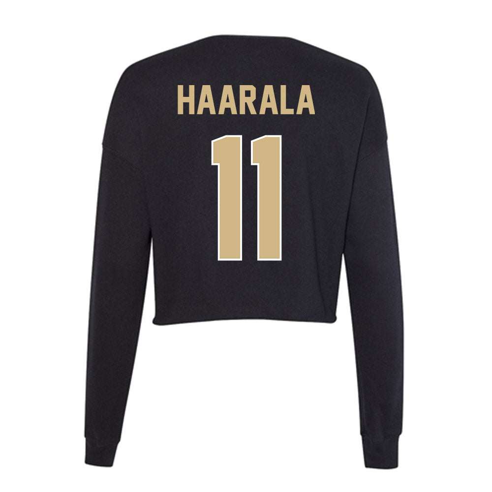 Purdue - NCAA Women's Soccer : Brooke Haarala - Women's Cropped Crew Fleece-1