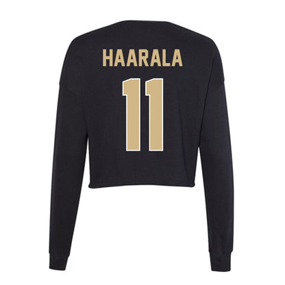 Purdue - NCAA Women's Soccer : Brooke Haarala - Women's Cropped Crew Fleece-1