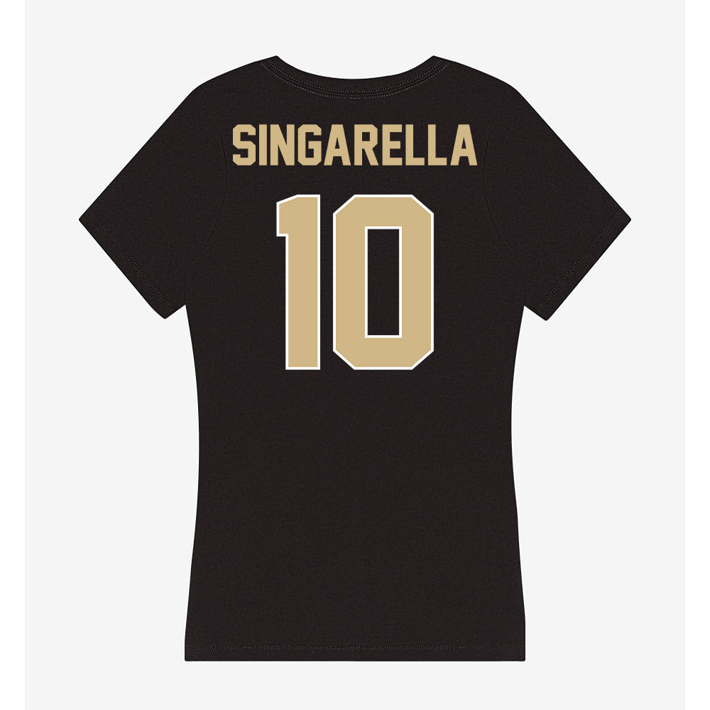 Purdue - NCAA Women's Soccer : Chiara Singarella - Women's V-Neck T-Shirt-1