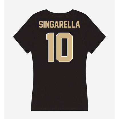 Purdue - NCAA Women's Soccer : Chiara Singarella - Women's V-Neck T-Shirt-1