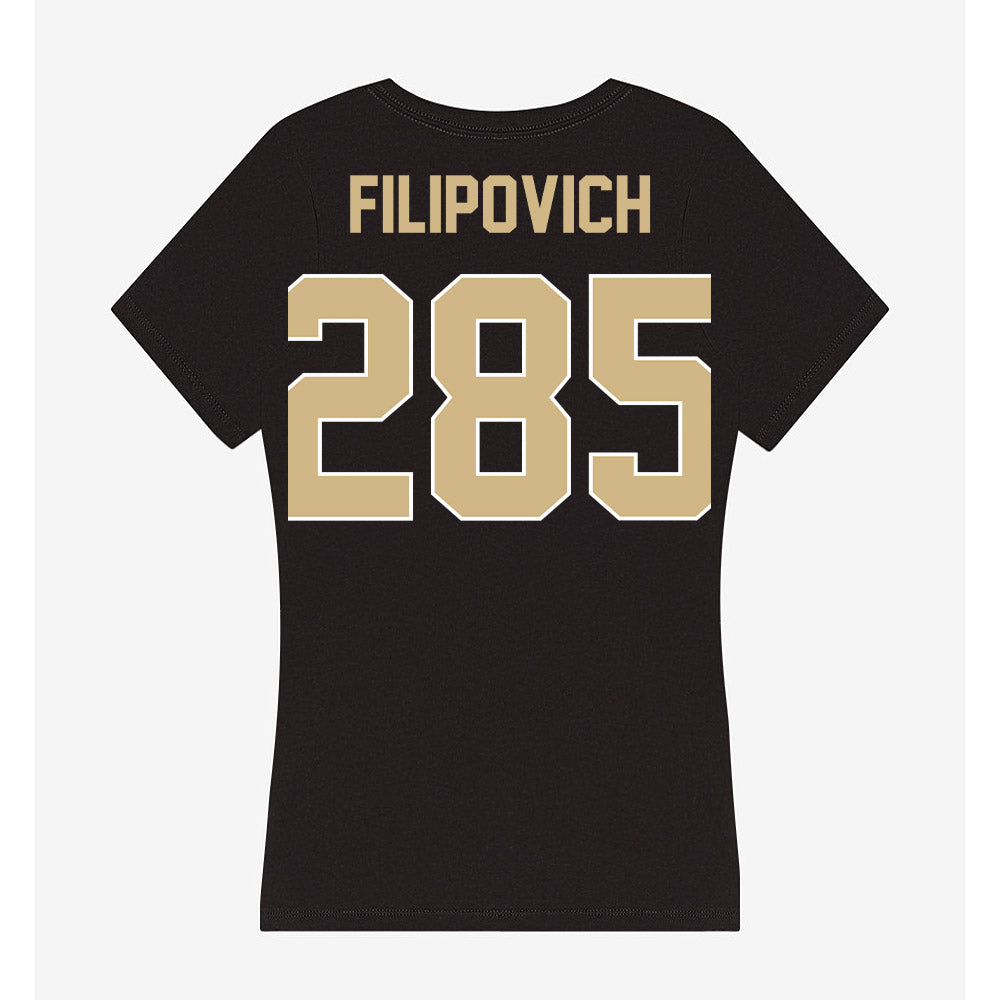 Purdue - NCAA Wrestling : Hayden Filipovich - Women's V-Neck T-Shirt-1