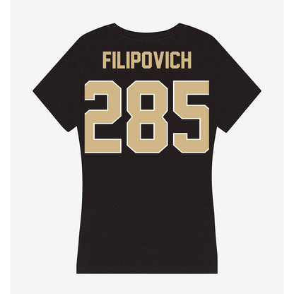 Purdue - NCAA Wrestling : Hayden Filipovich - Women's V-Neck T-Shirt-1