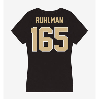 Purdue - NCAA Wrestling : Delaney Ruhlman - Women's V-Neck T-Shirt-1