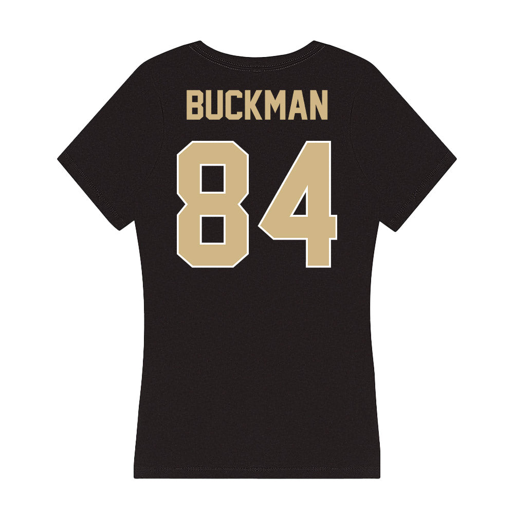 Purdue - NCAA Football : Nolan Buckman - Women's V-Neck T-Shirt-1