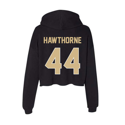 Purdue - NCAA Football : Daniel Hawthorne - Women's Crop Fleece Hoodie-1