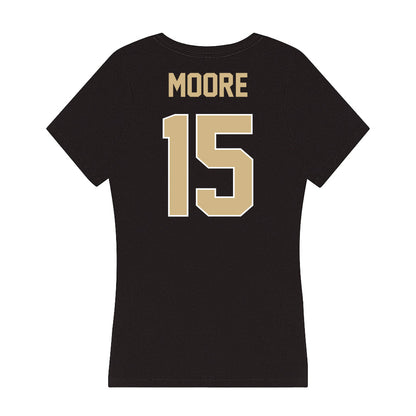 Purdue - NCAA Baseball : Will Moore - Women's V-Neck T-Shirt-1