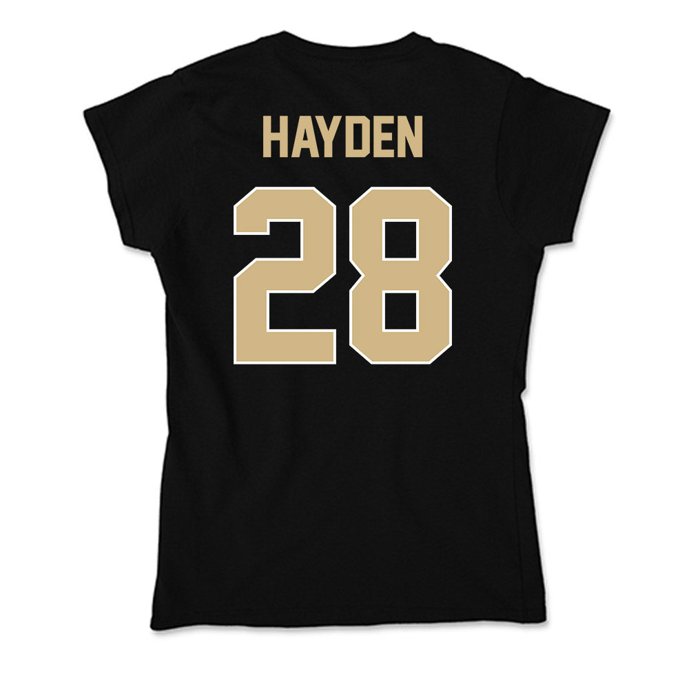 Purdue - NCAA Baseball : Enas Hayden - Soft Style Women’s T-Shirt-1