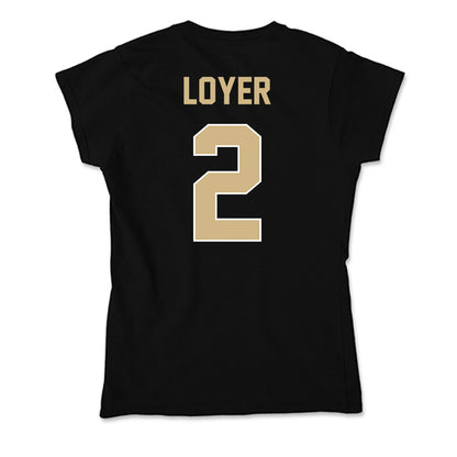 Purdue - NCAA Men's Basketball : Fletcher Loyer - Soft Style Women’s T-Shirt-1