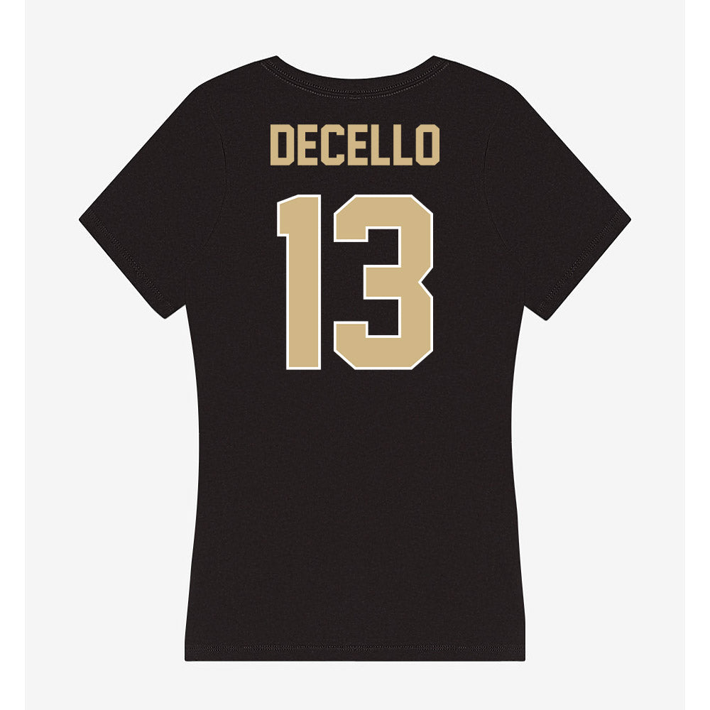 Purdue - NCAA Baseball : Sergio DeCello - Women's V-Neck T-Shirt-1