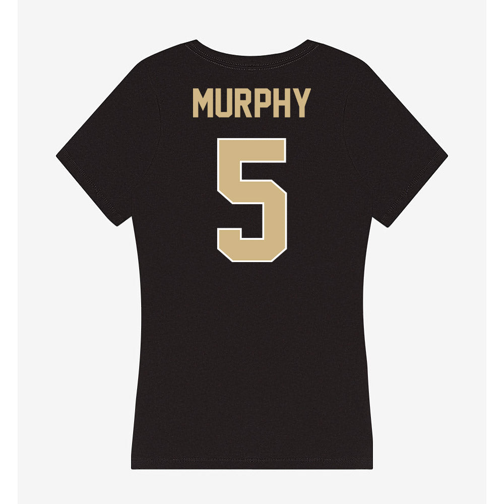 Purdue - NCAA Men's Basketball : Liam Murphy - Women's V-Neck T-Shirt-1