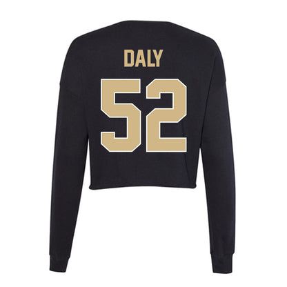 Purdue - NCAA Football : Rocco Daly - Women's Cropped Crew Fleece-1