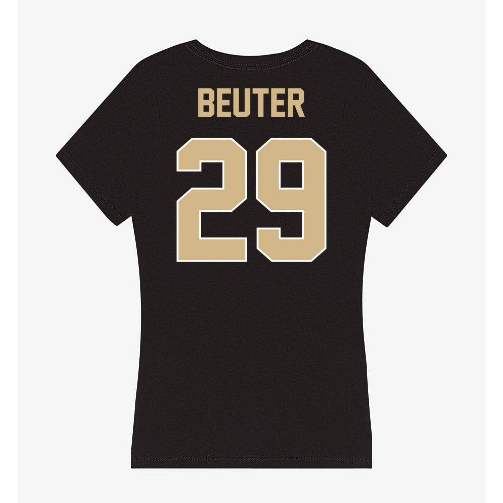 Purdue - NCAA Baseball : Gavin Beuter - Women's V-Neck T-Shirt-1