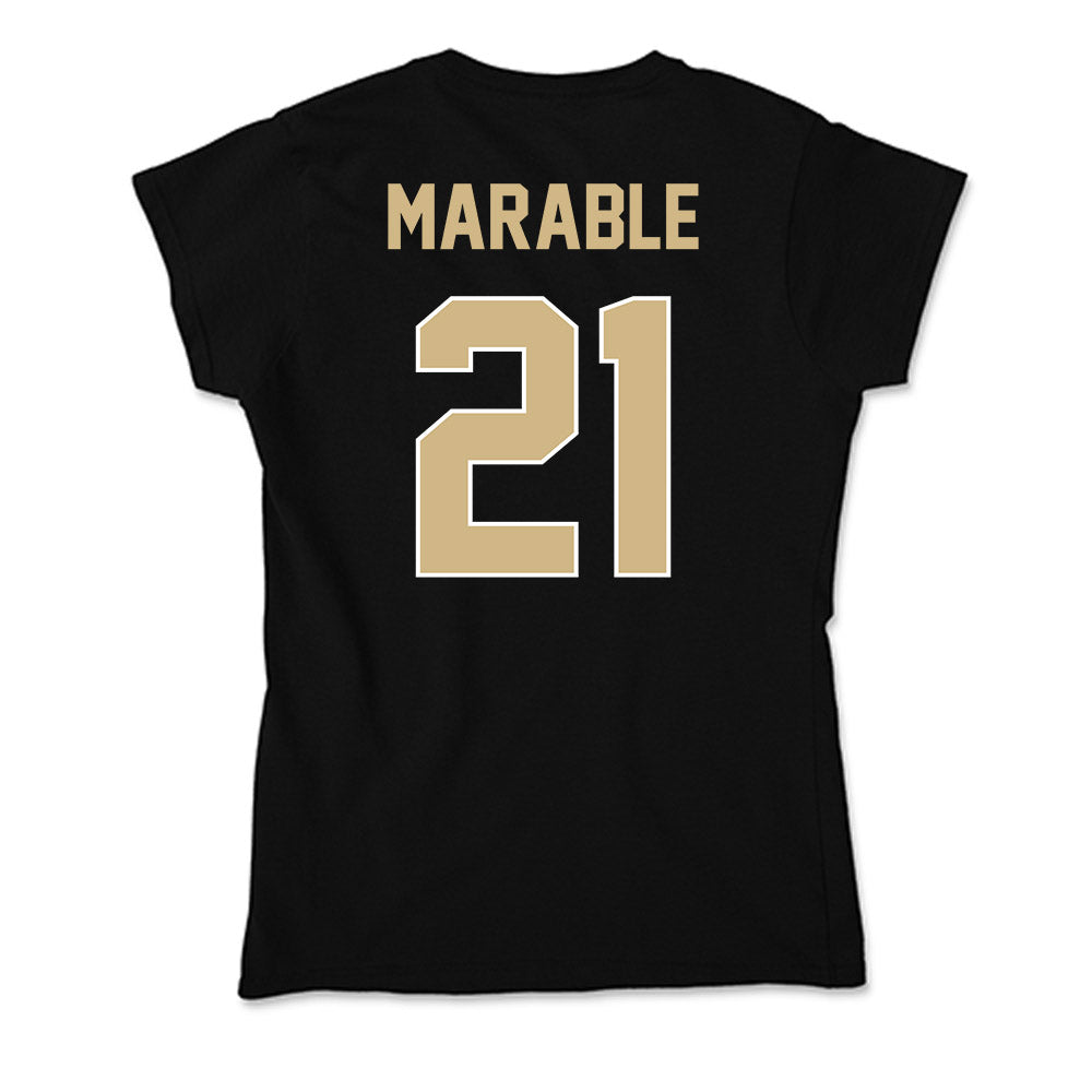 Purdue - NCAA Football : D'Mon Marable - Soft Style Women’s T-Shirt-1