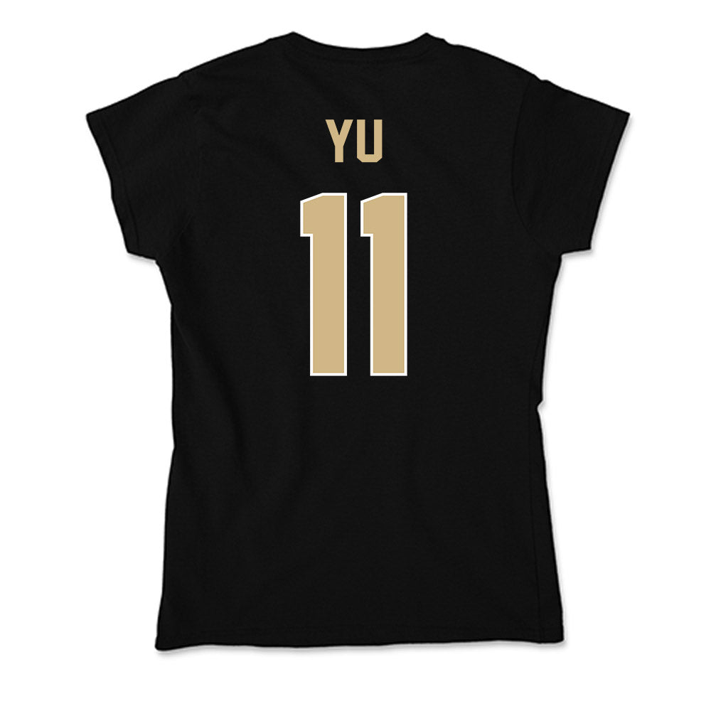 Purdue - NCAA Women's Soccer : Cherry Yu - Soft Style Women’s T-Shirt-1