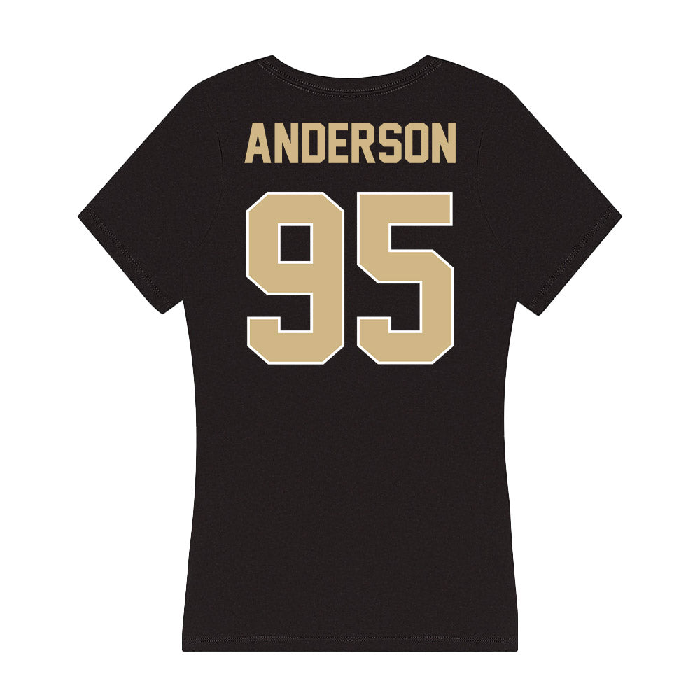 Purdue - NCAA Football : Joseph Anderson - Women's V-Neck T-Shirt-1