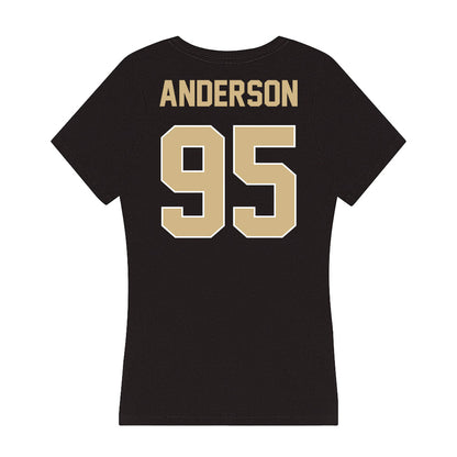 Purdue - NCAA Football : Joseph Anderson - Women's V-Neck T-Shirt-1
