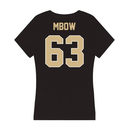 Purdue - NCAA Football : Marcus Mbow - Women's V-Neck T-Shirt-1