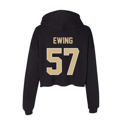 Purdue - NCAA Football : Tom Ewing - Women's Crop Fleece Hoodie-1