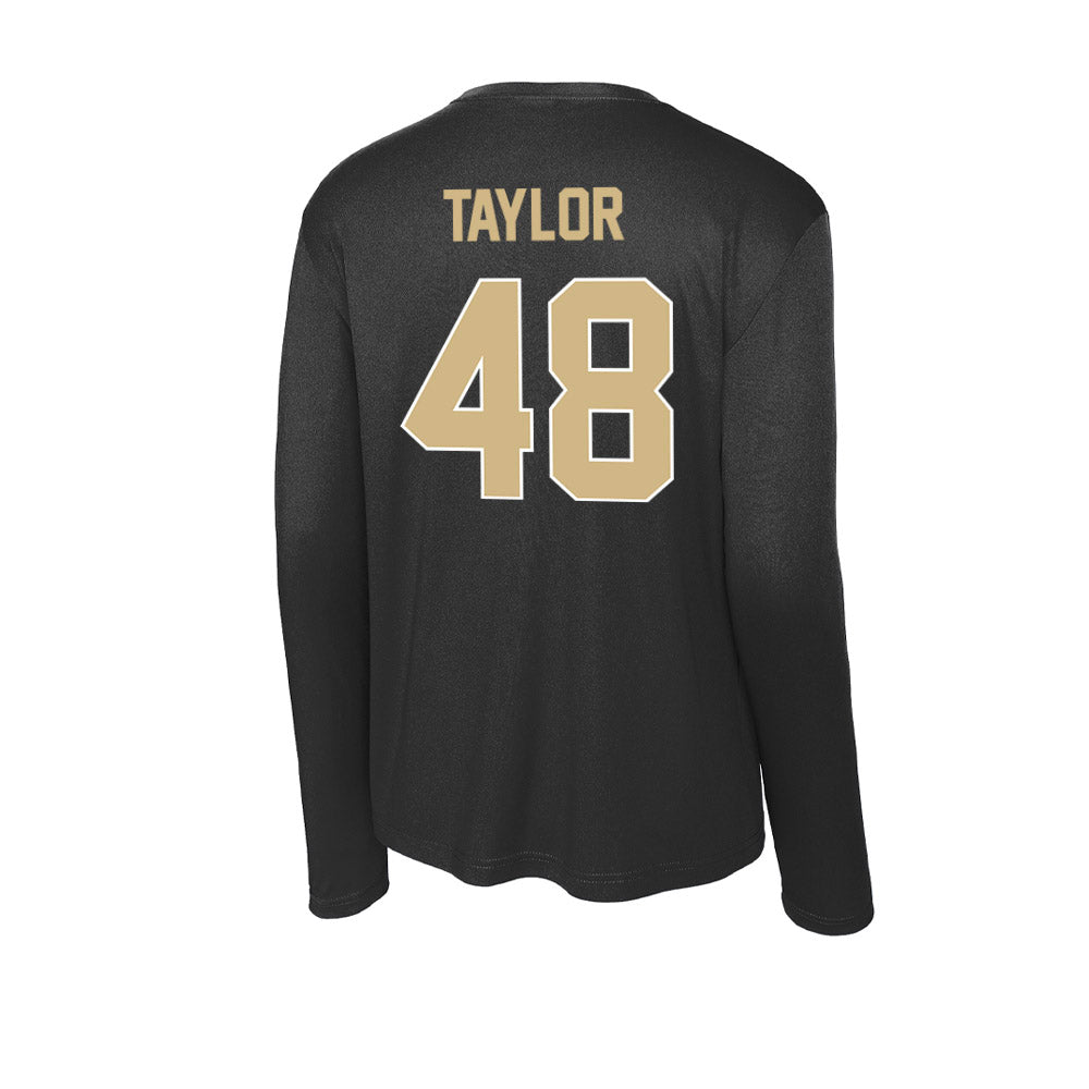Purdue - NCAA Football : Donivan Taylor - Activewear Long Sleeve T-Shirt-1