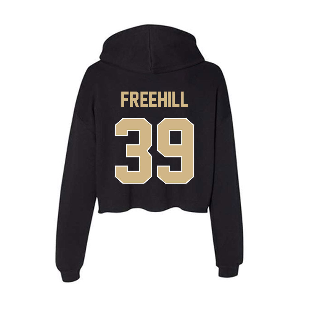 Purdue - NCAA Football : Ben Freehill - Women's Crop Fleece Hoodie-1