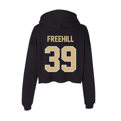 Purdue - NCAA Football : Ben Freehill - Women's Crop Fleece Hoodie-1