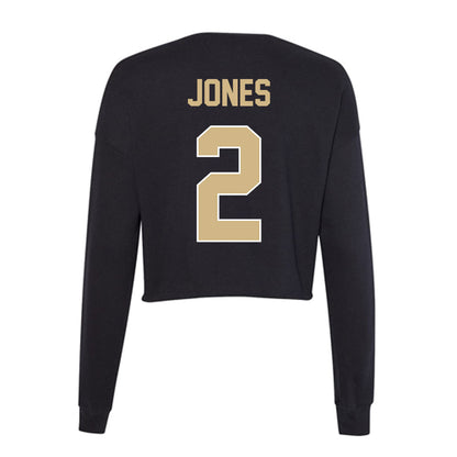 Purdue - NCAA Football : Luke Jones - Women's Cropped Crew Fleece-1