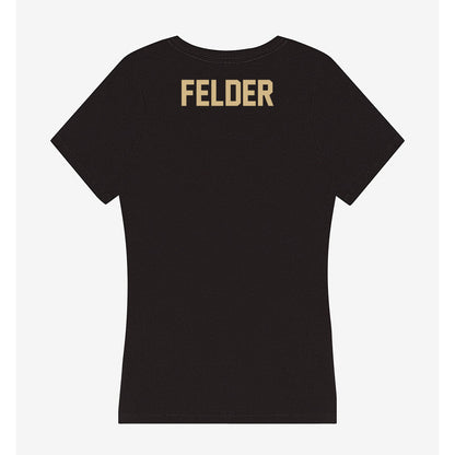 Purdue - NCAA Women's Track & Field : Jubilee Felder - Women's V-Neck T-Shirt-1