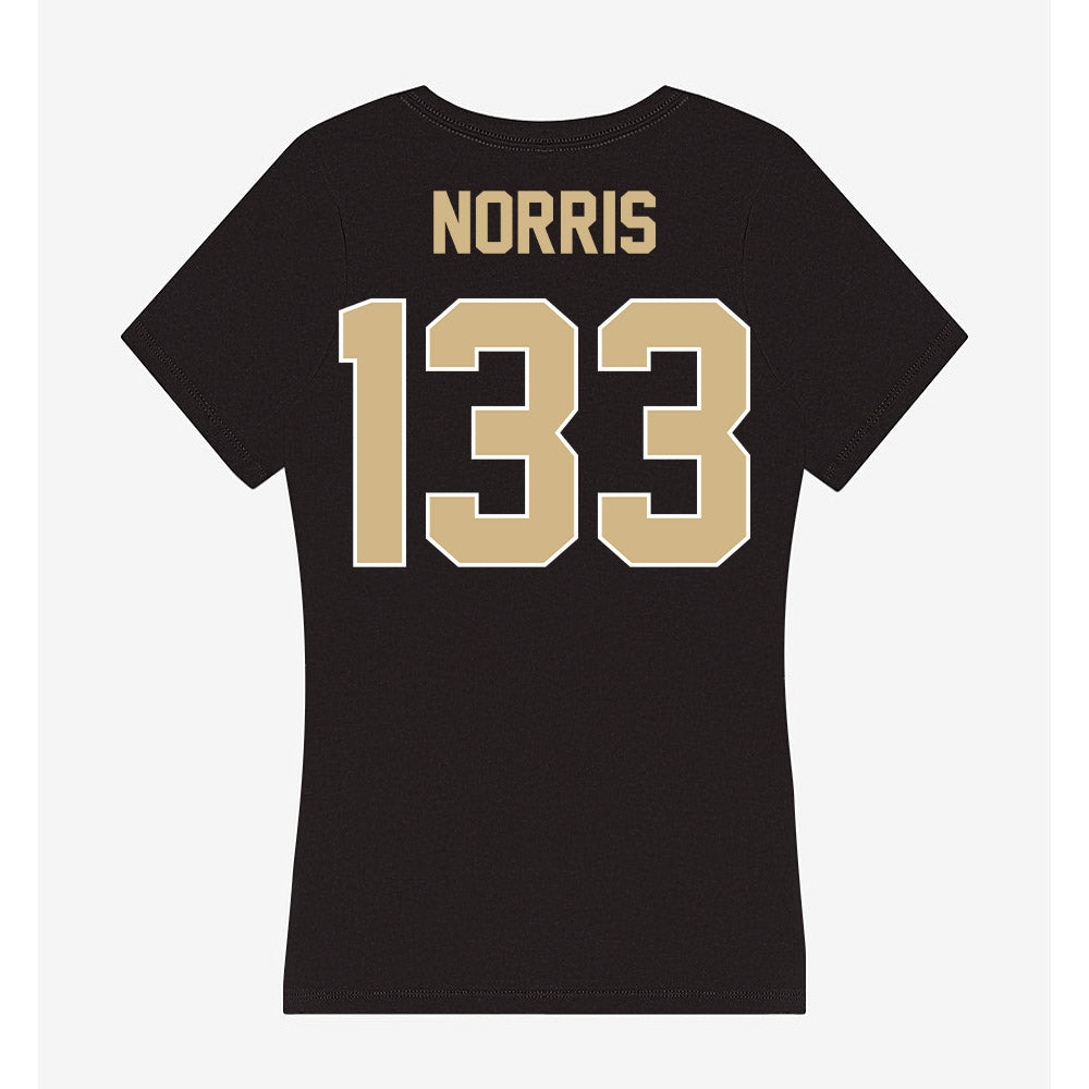 Purdue - NCAA Wrestling : Dustin Norris - Women's V-Neck T-Shirt-1