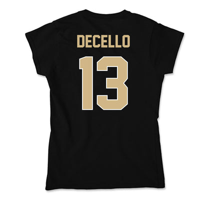 Purdue - NCAA Baseball : Sergio DeCello - Soft Style Women’s T-Shirt-1