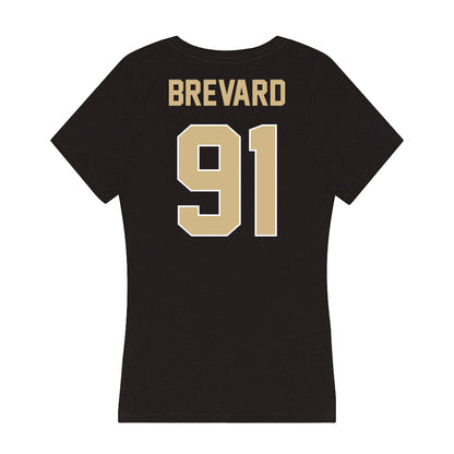 Purdue - NCAA Football : Cole Brevard - Women's V-Neck T-Shirt-1