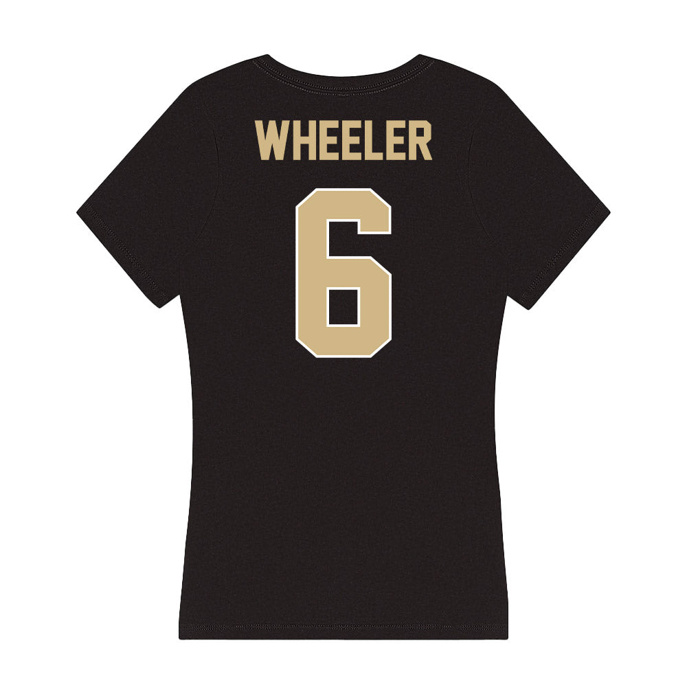 Purdue - NCAA Softball : Mallory Wheeler - Women's V-Neck T-Shirt-1
