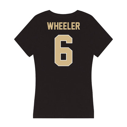 Purdue - NCAA Softball : Mallory Wheeler - Women's V-Neck T-Shirt-1