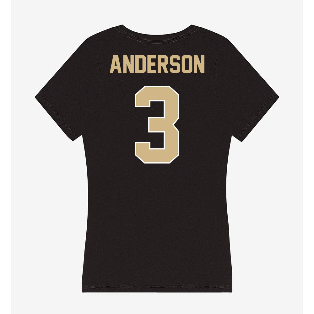 Purdue - NCAA Baseball : Eli Anderson - Women's V-Neck T-Shirt-1