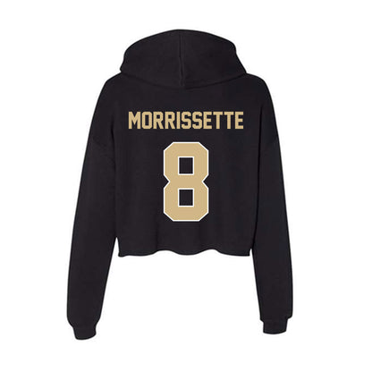 Purdue - NCAA Football : De'Nylon Morrissette - Women's Crop Fleece Hoodie-1