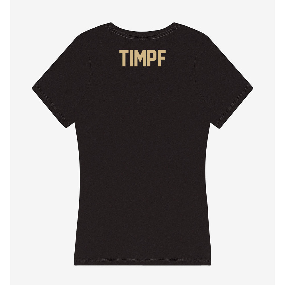 Purdue - NCAA Women's Golf : Lauren Timpf - Women's V-Neck T-Shirt-1