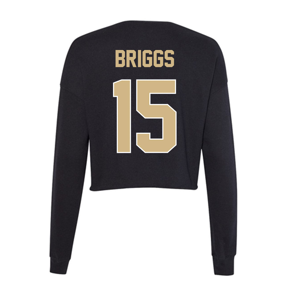 Purdue - NCAA Baseball : Will Briggs - Women's Cropped Crew Fleece-1