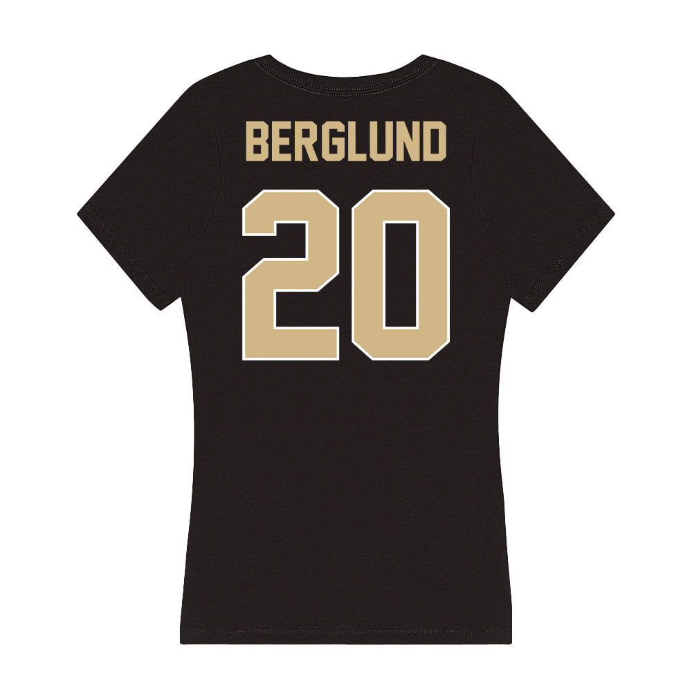 Purdue - NCAA Football : Winston Berglund - Women's V-Neck T-Shirt-1