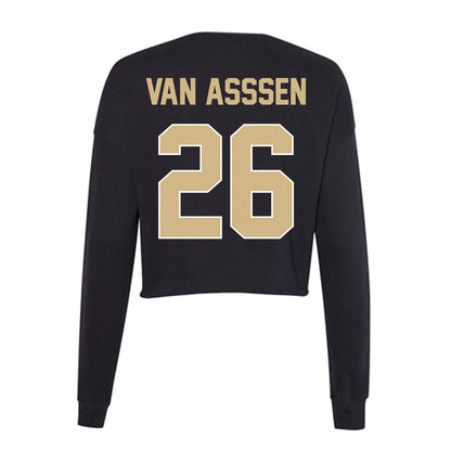 Purdue - NCAA Baseball : Cole Van Asssen - Women's Cropped Crew Fleece-1