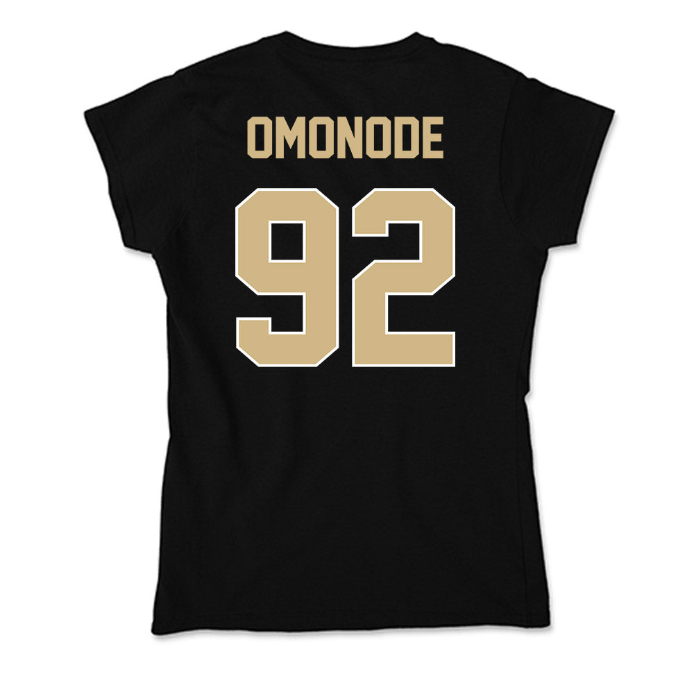 Purdue - NCAA Football : Mo Omonode - Soft Style Women’s T-Shirt-1