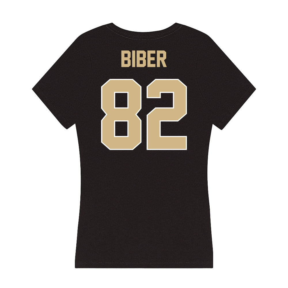 Purdue - NCAA Football : Drew Biber - Women's V-Neck T-Shirt-1